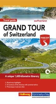Cover von Hallwag Reiseführer Grand Tour of Switzerland, englische Ausgabe