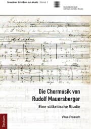 Cover von Die Chormusik von Rudolf Mauersberger