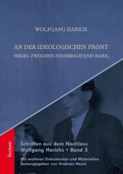 Cover von Schriften aus dem Nachlass Wolfgang Harichs: An der ideologischen Front