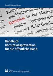 Cover von Handbuch Korruptionsprävention für die öffentliche Hand