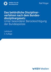Cover von Das behördliche Disziplinarverfahren nach dem Bundesdisziplinargesetz
