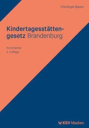 Cover von Kindertagesstättengesetz Brandenburg