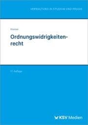 Cover von Ordnungswidrigkeitenrecht