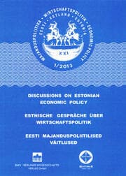 Cover von Estnische Gespräche über Wirtschaftspolitik XXI
