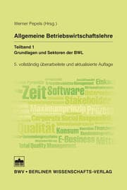 Cover von Allgemeine Betriebswirtschaftslehre