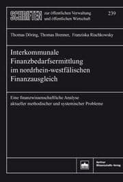 Cover von Interkommunale Finanzbedarfsermittlung im nordrhein-westfälischen Finanzausgleich