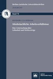 Cover von Missbräuchliche Arbeitsverhältnisse