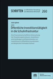 Cover von Öffentliche Investitionstätigkeit in die Schulinfrastruktur