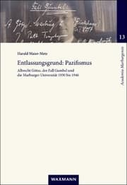 Cover von Entlassungsgrund: Pazifismus