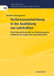 Cover von Performanzentwicklung in der Ausbildung von Lehrkräften