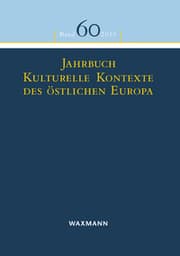Cover von Jahrbuch Kulturelle Kontexte des östlichen Europa