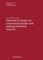 Cover von Volkskunde im Spiegel von Literaturbesprechungen einer landesgeschichtlichen Zeitschrift