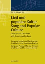 Cover von Lied und populäre Kultur - Song and Popular Culture 58 (2013)