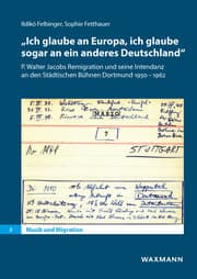 Cover von 'Ich glaube an Europa, ich glaube sogar an ein anderes Deutschland'