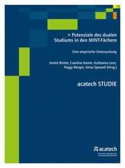 Cover von Potenziale des dualen Studiums in den MINT-Fächern