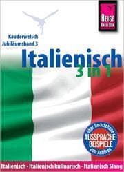 Cover von Italienisch 3 in 1: Italienisch Wort für Wort, Italienisch kulinarisch, Italienisch Slang