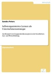 Cover von Selbstorganisiertes Lernen als Unternehmensstrategie