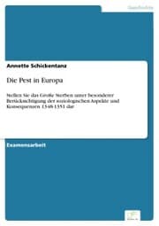Cover von Die Pest in Europa