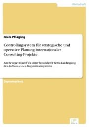 Cover von Controllingsystem für strategische und operative Planung internationaler Consulting-Projekte