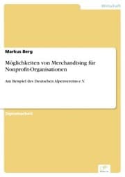 Cover von Möglichkeiten von Merchandising für Nonprofit-Organisationen