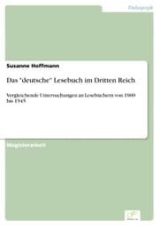 Cover von Das 'deutsche' Lesebuch im Dritten Reich