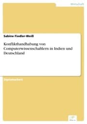 Cover von Konflikthandhabung von Computerwissenschaftlern in Indien und Deutschland