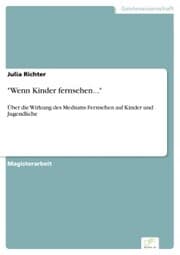 Cover von 'Wenn Kinder fernsehen...'