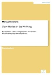 Cover von Neue Medien in der Werbung