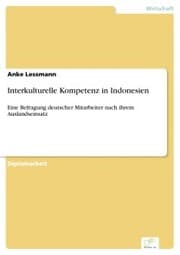 Cover von Interkulturelle Kompetenz in Indonesien
