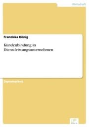 Cover von Kundenbindung in Dienstleistungsunternehmen
