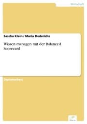 Cover von Wissen managen mit der Balanced Scorecard