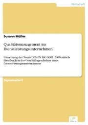 Cover von Qualitätsmanagement im Dienstleistungsunternehmen