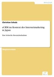 Cover von eCRM im Kontext des Internetmarketing in Japan