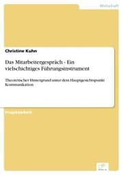 Cover von Das Mitarbeitergespräch - Ein vielschichtiges Führungsinstrument