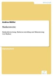 Cover von Markenwerte