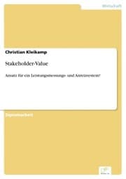 Cover von Stakeholder-Value