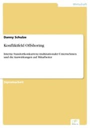 Cover von Konfliktfeld Offshoring