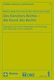 Cover von Des Künstlers Rechte - die Kunst des Rechts