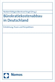 Cover von Bürokratiekostenabbau in Deutschland