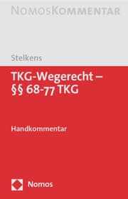 Cover von TKG-Wegerecht - §§ 68-77 TKG
