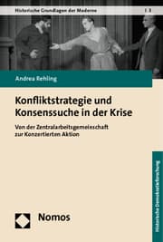 Cover von Konfliktstrategie und Konsenssuche in der Krise