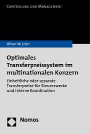 Cover von Optimales Transferpreissystem im multinationalen Konzern