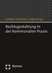 Cover von Rechtsgestaltung in der kommunalen Praxis