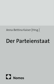 Cover von Der Parteienstaat