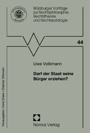 Cover von Darf der Staat seine Bürger erziehen?