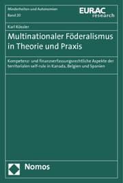 Cover von Multinationaler Föderalismus in Theorie und Praxis