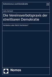 Cover von Die Vereinsverbotspraxis der streitbaren Demokratie
