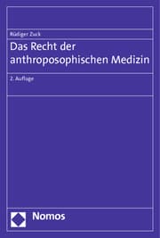 Cover von Das Recht der anthroposophischen Medizin