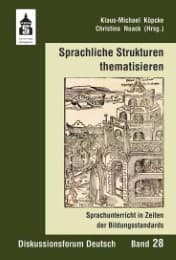 Cover von Sprachliche Strukturen thematisieren