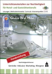 Cover von Unterrichtsmaterialien zur Nachhaltigkeit in Hotellerie und Gastronomie